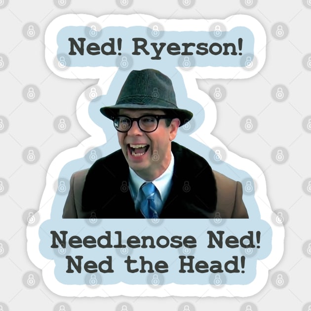 Ned!Ryerson! Sticker by Tomorrowland Arcade